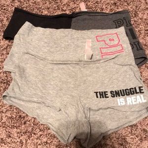 PINK Victoria’s Secret low rise boy shorts
